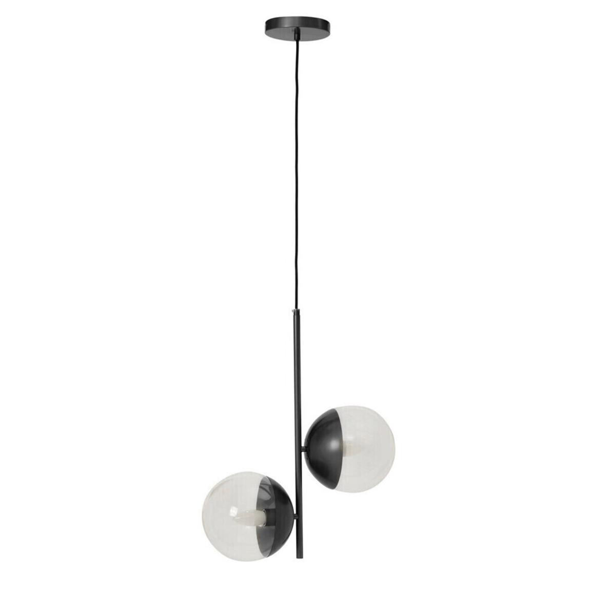 Revive Black Finish 2 Bulb Pendant Light main product photo