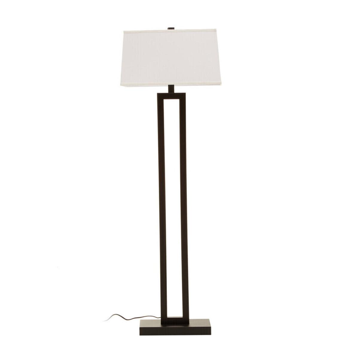 Leora Black and White Floor Lamp main product photo