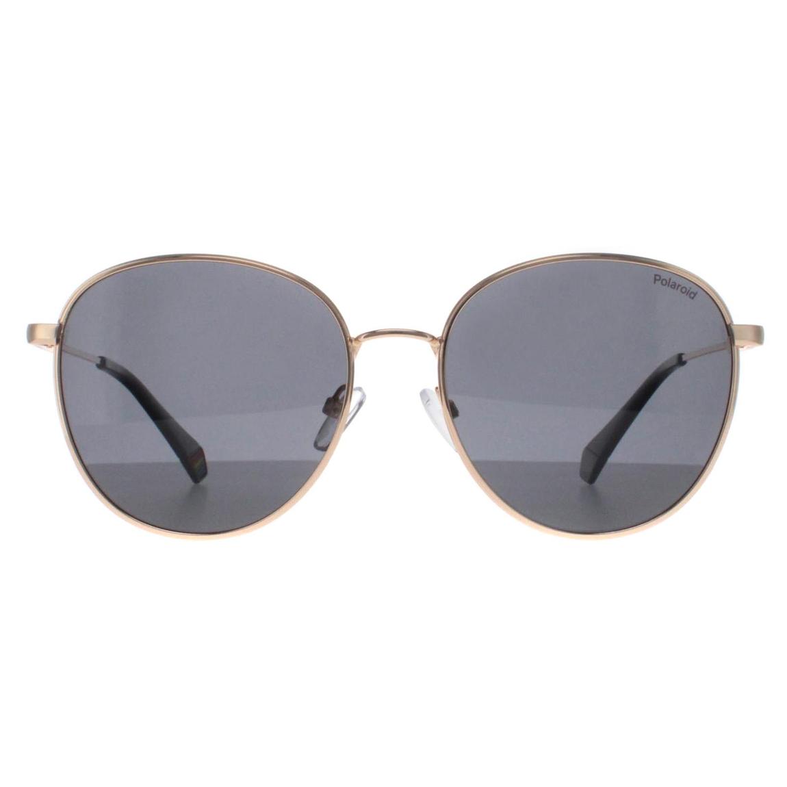 Polaroid Sunglasses PLD 6215/S/X 2F7 M9 Gold Grey Grey Polarized main product photo