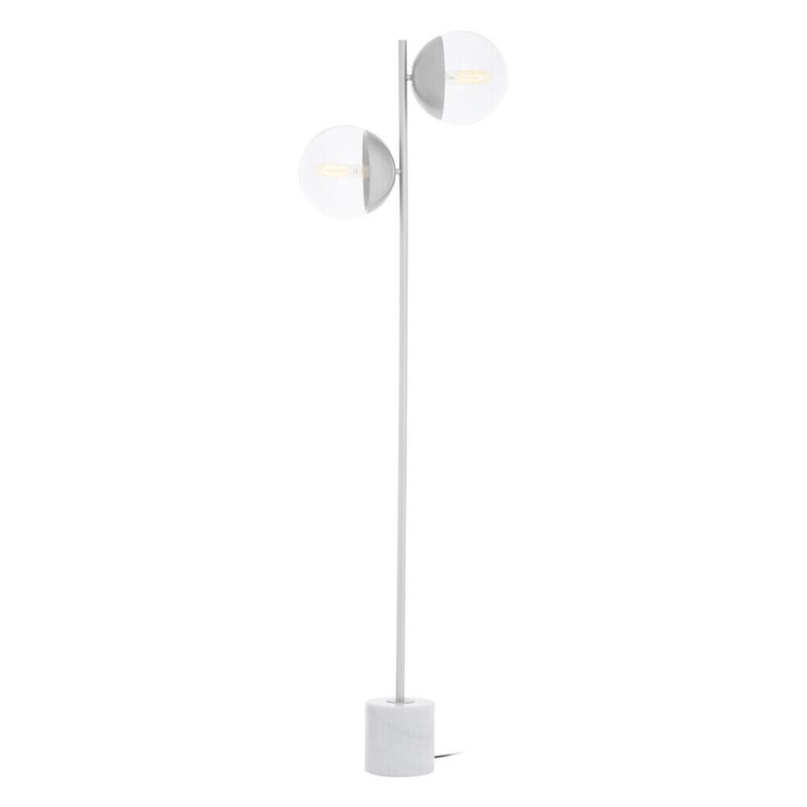 Revive Chrome Finish 2 Light Floor Lamp main product photo