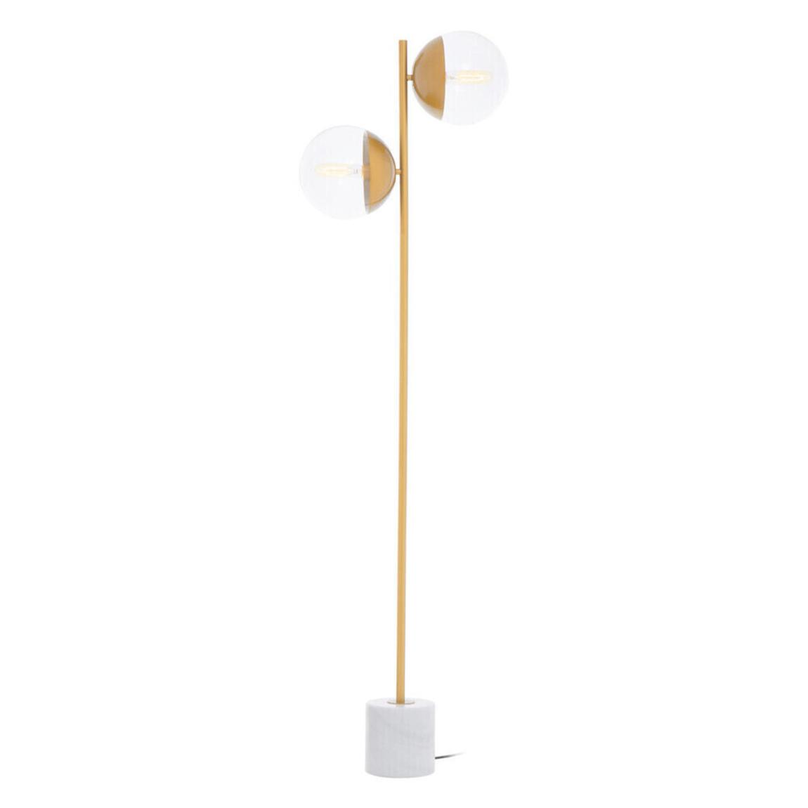 Revive Two Light Gold Finish Floor Lamp main product photo