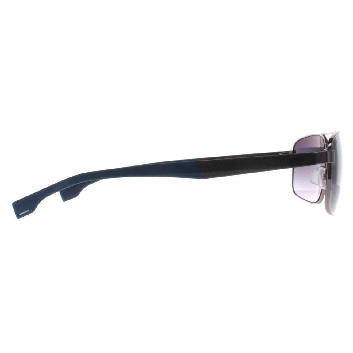 Hugo Boss Sunglasses BOSS 1580/S V84 1L Ruthenium Blue Blue main product photo