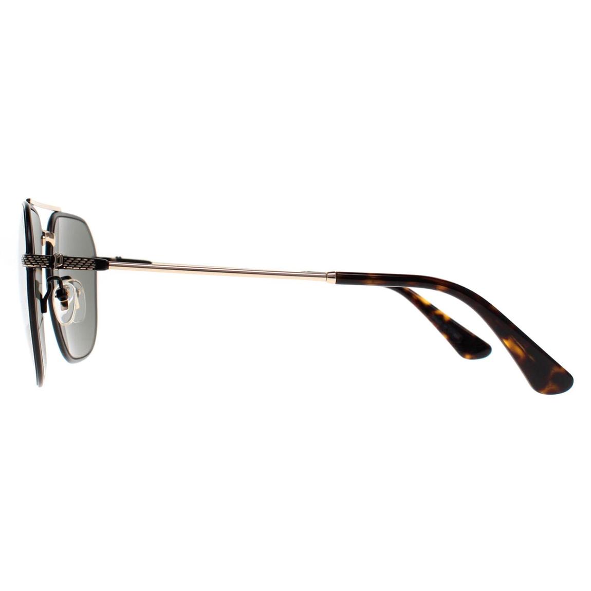 Police Sunglasses SPLF64 Octane 1 0300 Shiny Rose Gold Green main product photo