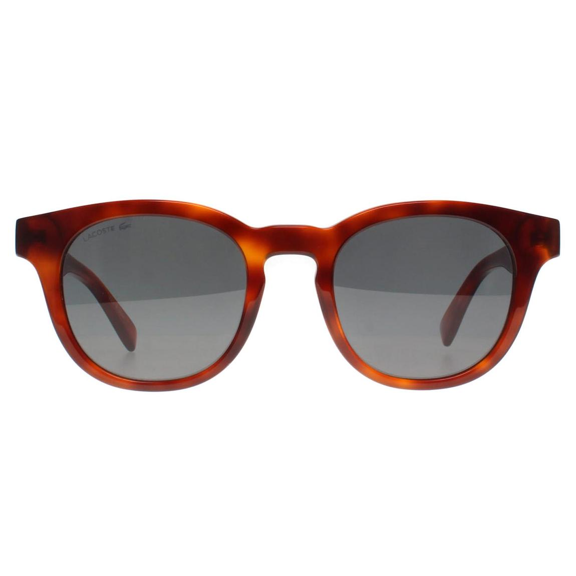 Lacoste Sunglasses L6006S 218 Blonde Havana Smoke Grey main product photo