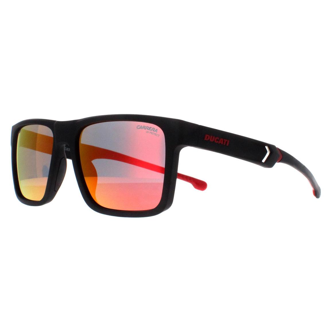 Carrera Sunglasses Ducati CARDUC 021/S OIT UZ Black and Red Red Multilayer Mirror main product photo