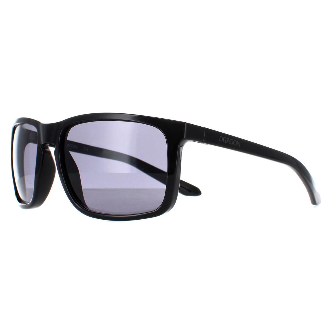 Dragon Sunglasses Melee 40722-001 Shiny Black Smoke main product photo