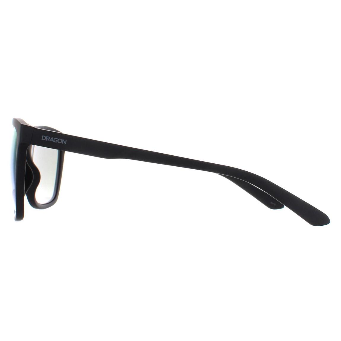 Dragon Sunglasses Wilder 46689-003 Matte Black Lumalens Blue Ionized main product photo