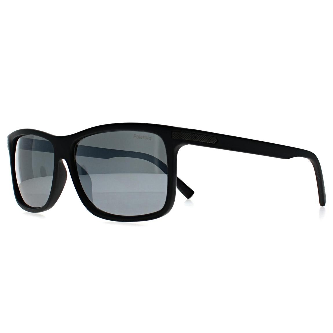 Polaroid Sunglasses PLD 2075/S/X 08A EX Black Grey Grey Silver Mirror Polarized main product photo