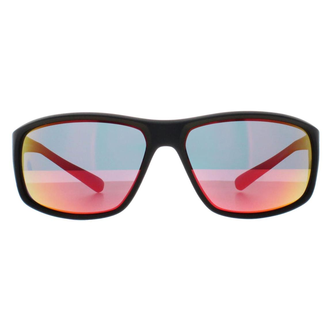 Nike Sunglasses Adrenaline MI EV1134 006 Matte Black Grey Infrared Mirror main product photo
