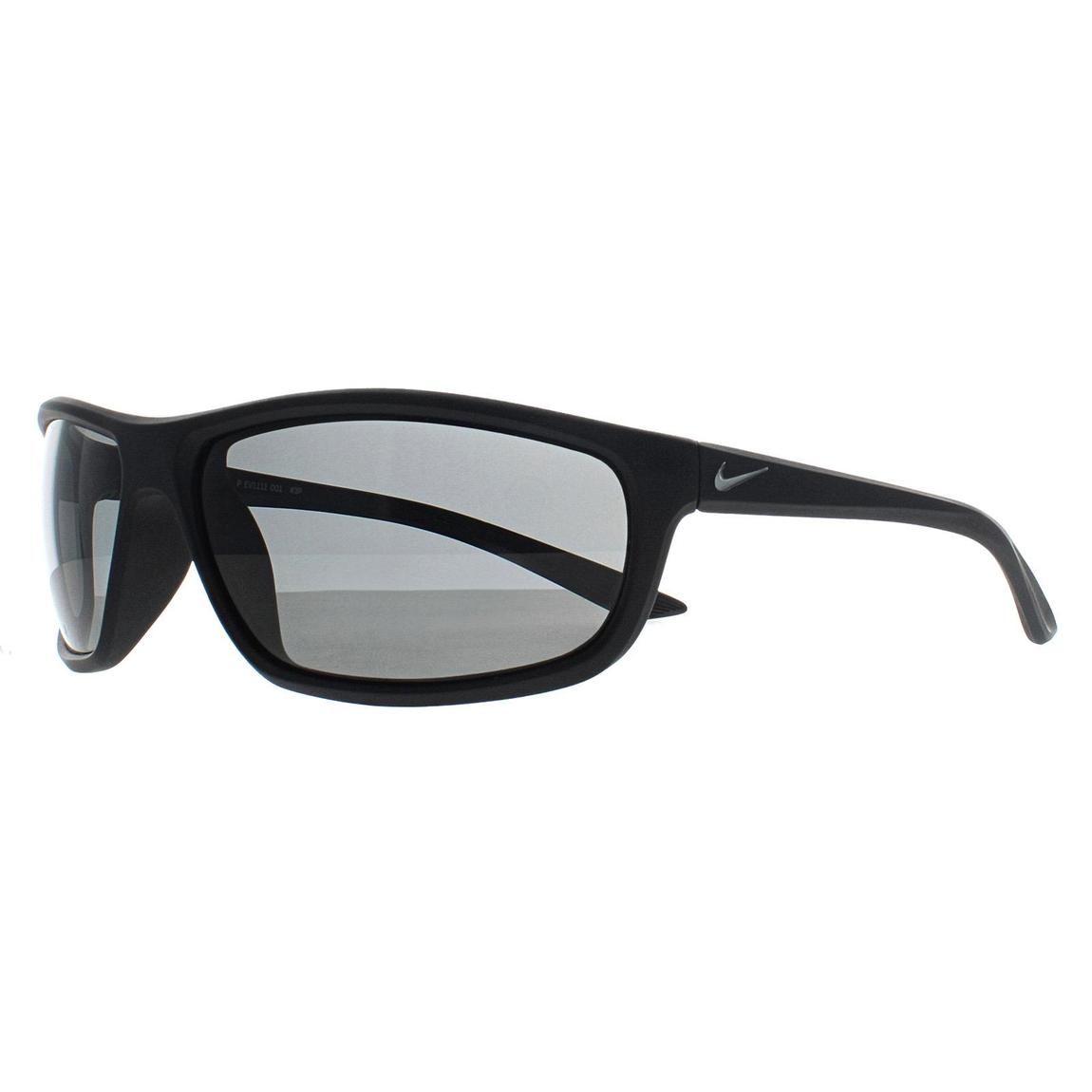 Nike Sunglasses Rabid P EV1111 001 Matte Black Silver Grey Polarised main product photo