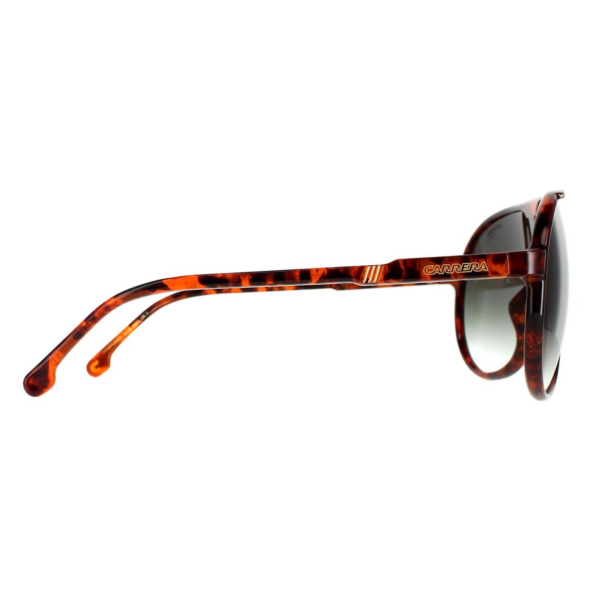 Carrera Sunglasses CHAMPION65/N 0UC 9K Red Havana Green Gradient main product photo