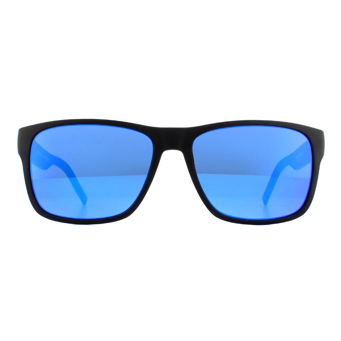 Tommy Hilfiger Sunglasses TH 1718/S 0VK Z0 Matte Black Blue Blue Mirror main product photo