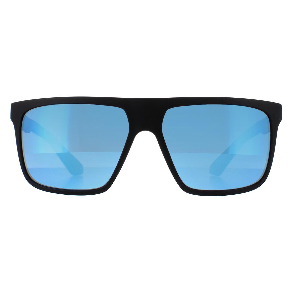 Dragon Sunglasses Vinyl 45037-003 Matte Black Lumalens Blue Ionized main product photo