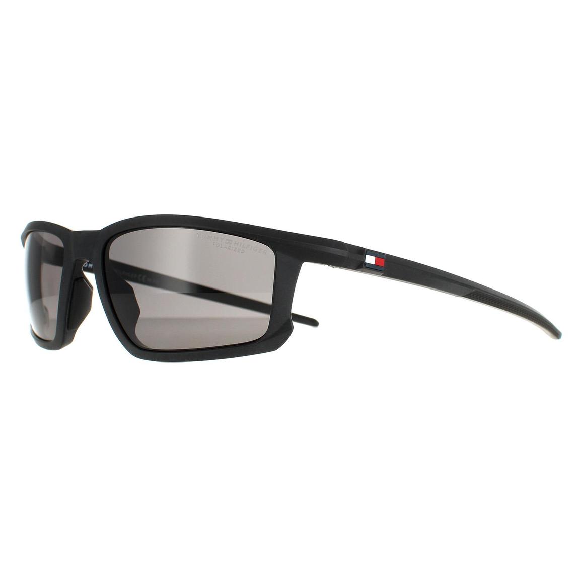 Tommy Hilfiger Sunglasses TH 1914/S 003 M9 Matte Black Grey Polarised main product photo