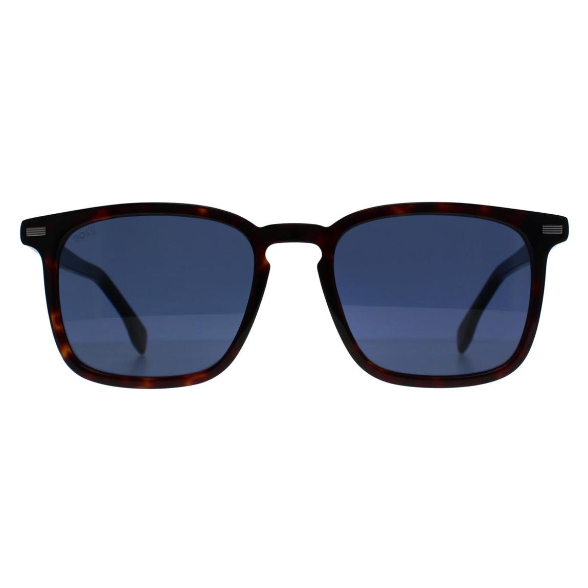 Hugo Boss Sunglasses BOSS 1364/S 086 KU Havana Blue main product photo