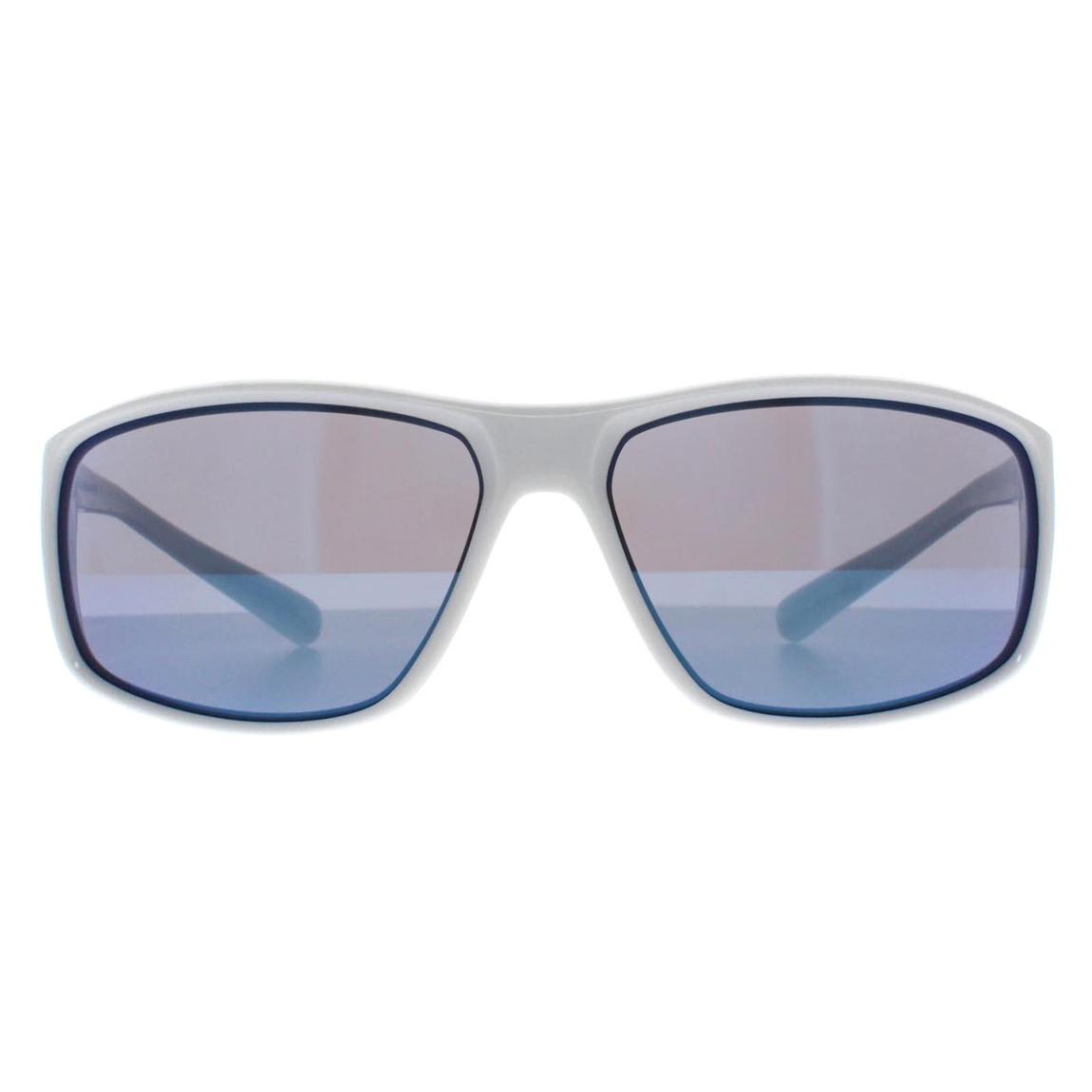 Nike Sunglasses Adrenaline MI EV1134 144 White Blue Mirrored main product photo