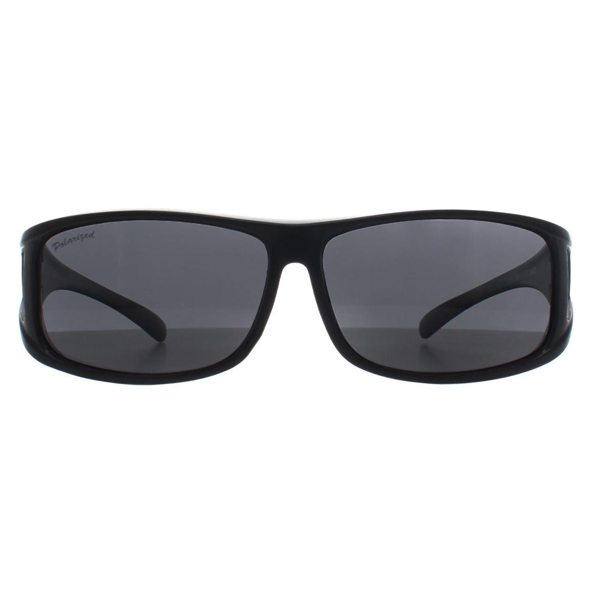 Montana Fit Over Glasses Sunglasses FO5 Matte Black Smoke Polarized main product photo