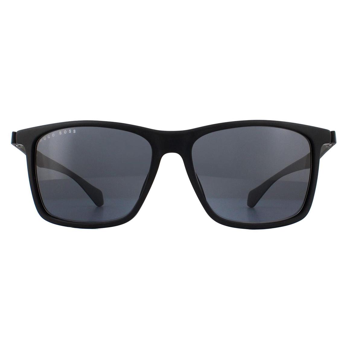 Hugo Boss Sunglasses BOSS 1078/S 003 IR Matte Black Grey main product photo