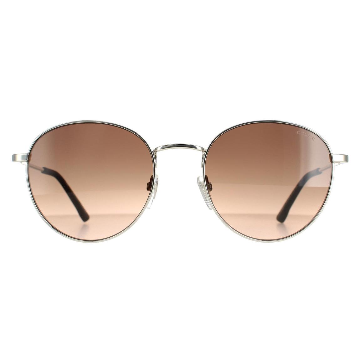 Police Sunglasses SPL971C Tuxedo 2 579K Palladium Silver Silver Mirror main product photo