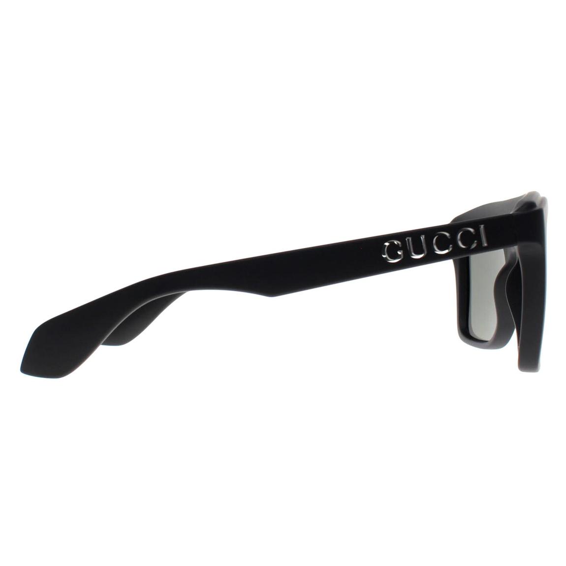 Gucci Sunglasses GG1570S 001 Matte Black Grey main product photo