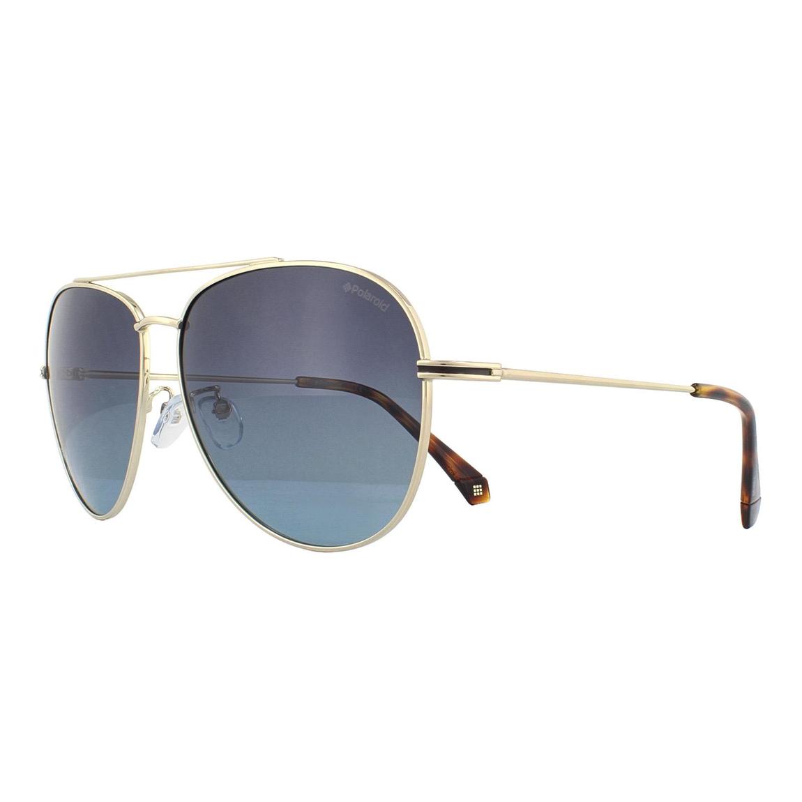Polaroid Sunglasses PLD 2083/G/S J5G WJ Gold Grey Gradient Polarized main product photo