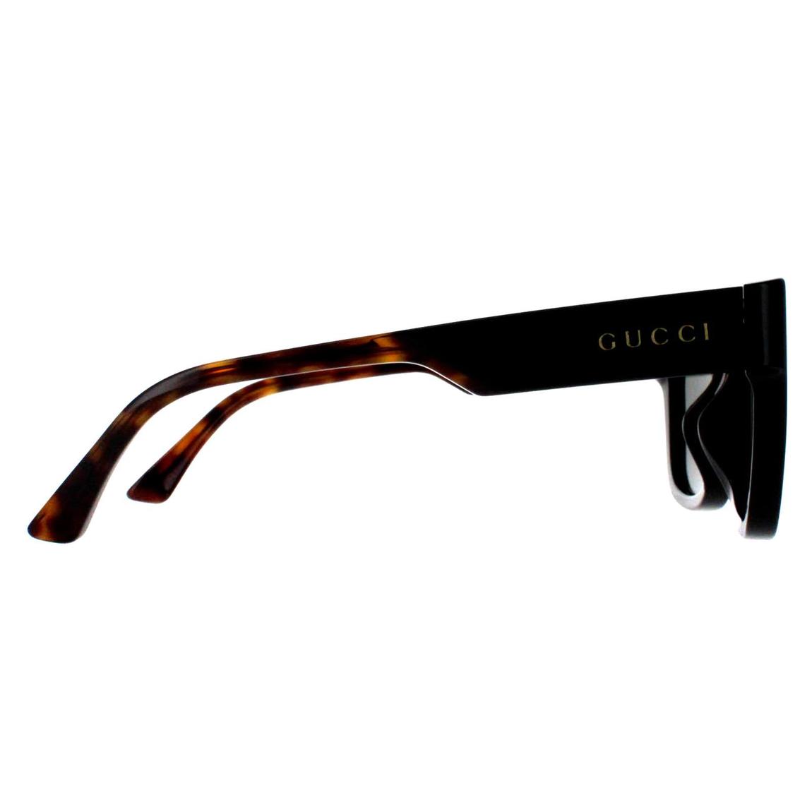 Gucci Sunglasses GG1670SK 001 Black with Havana Grey main product photo
