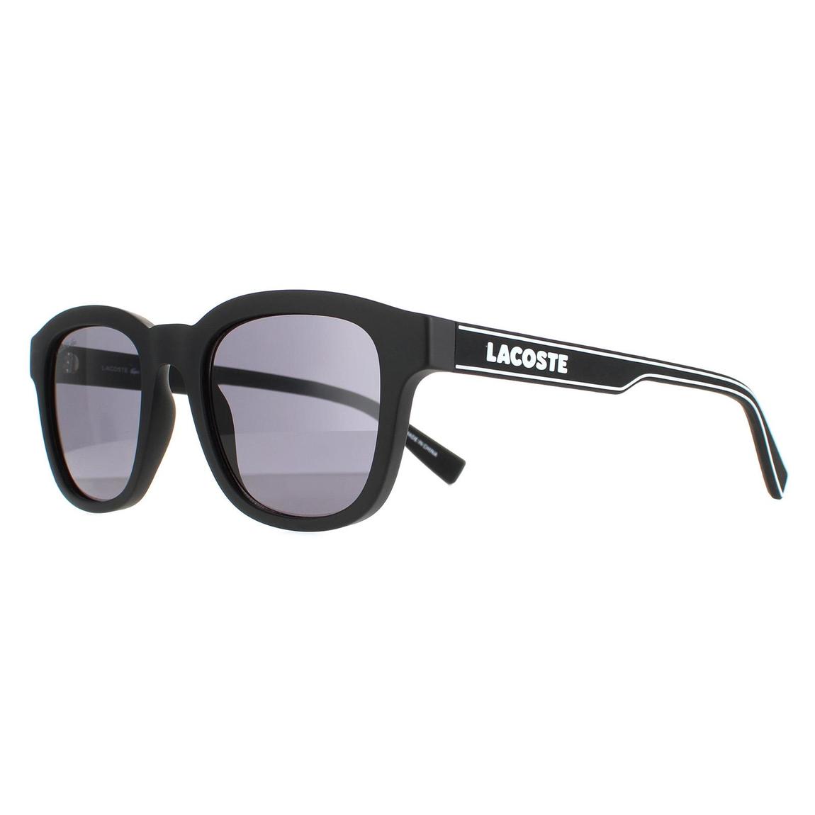 Lacoste Sunglasses L966S 002 Matte Black Grey main product photo