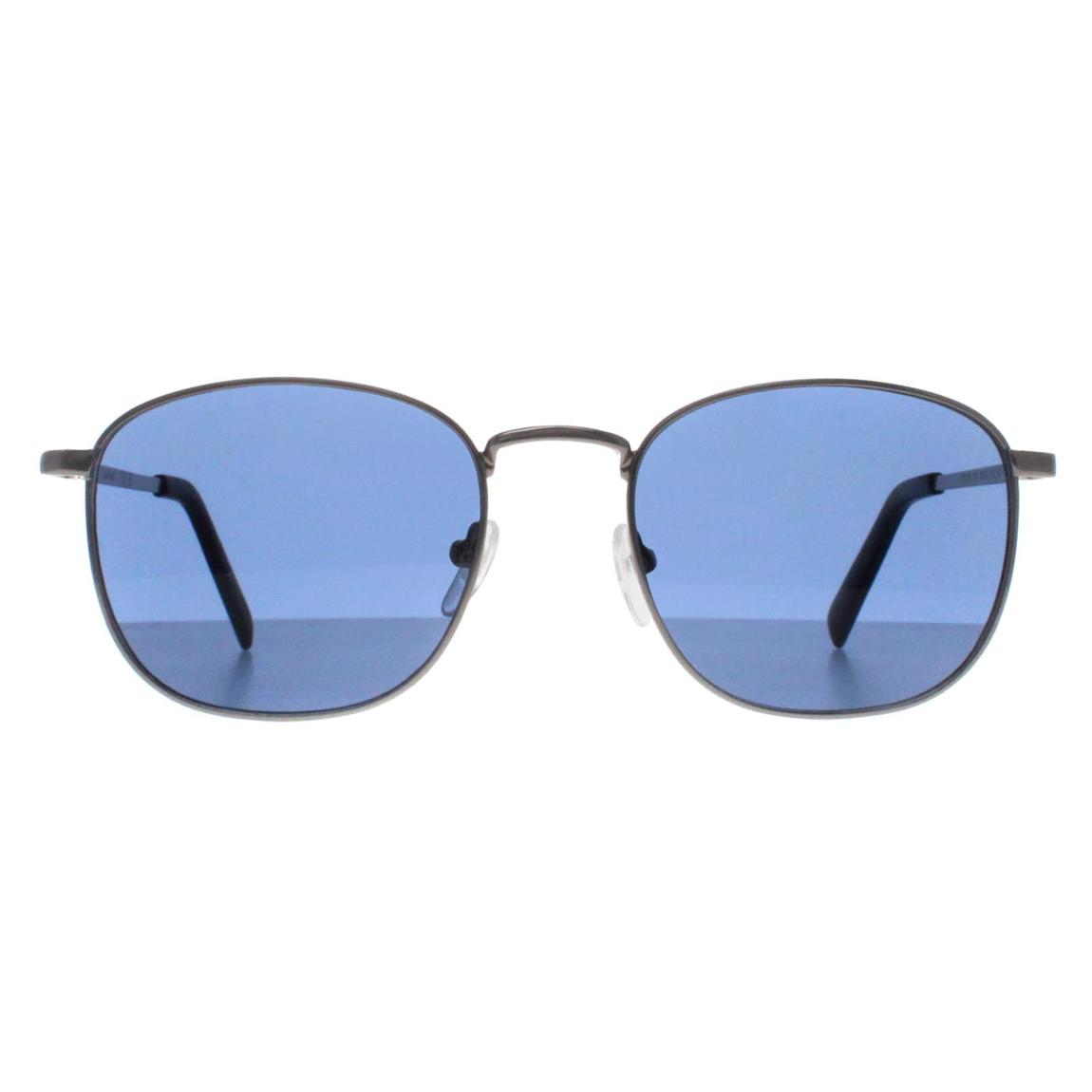 Calvin Klein Sunglasses CK20122S 008 Matte Gunmetal Solid Blue main product photo