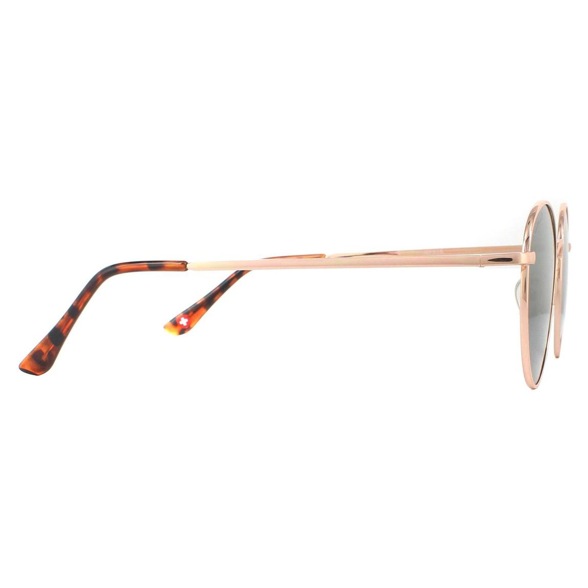 Montana Sunglasses MP85 B Pink Gold G15 Green Polarized main product photo