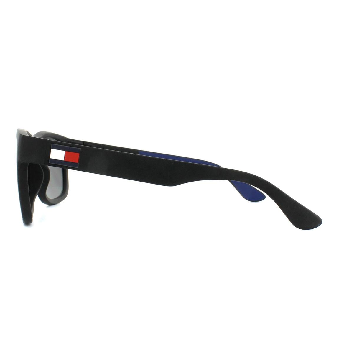 Tommy Hilfiger Sunglasses TH 1556/S D51 T4 Black Grey Mirror 52mm main product photo