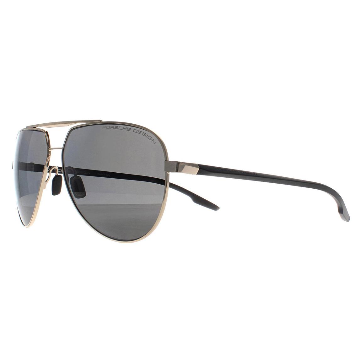 Porsche Design Sunglasses P8935 B Gold Black Grey main product photo