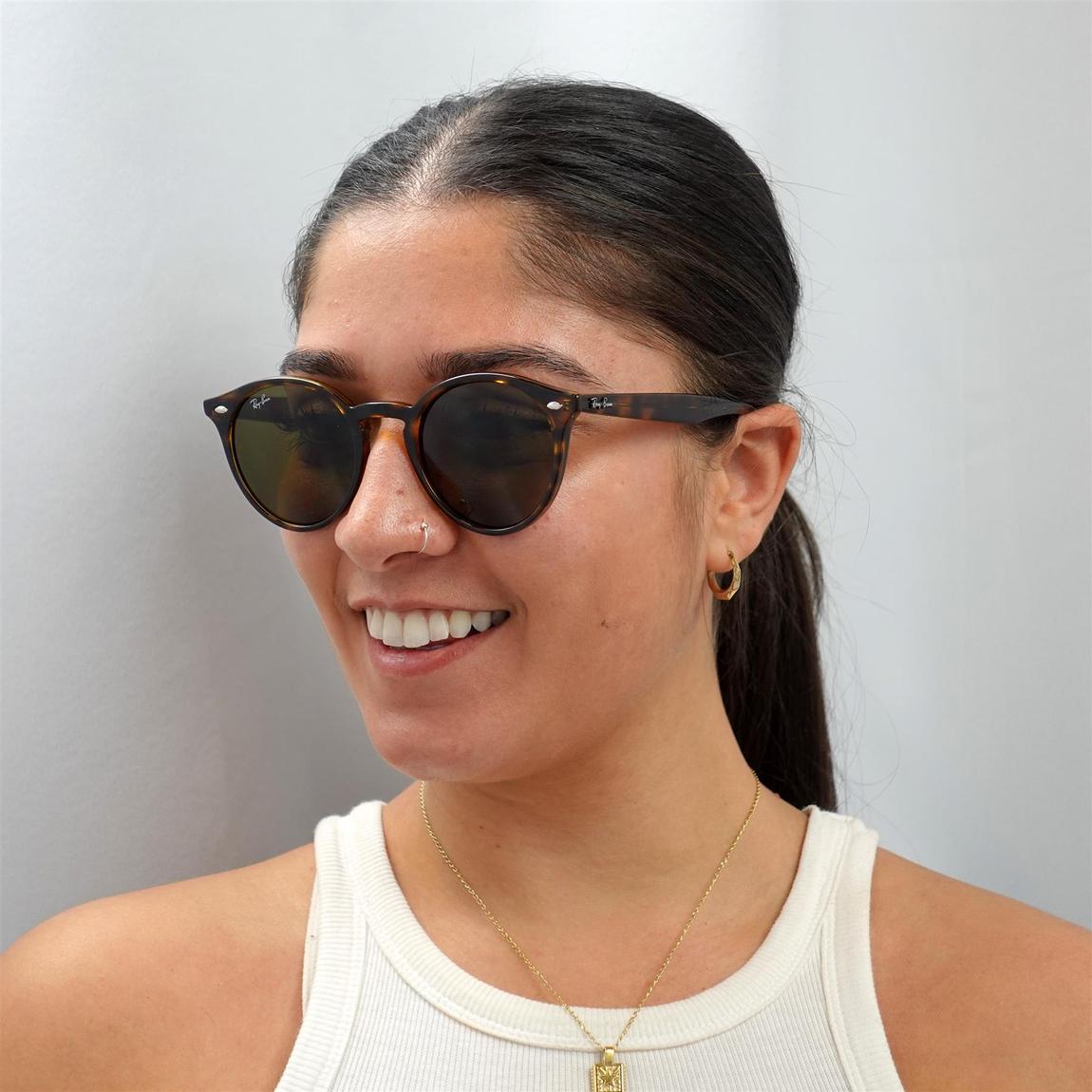 Ray-Ban Sunglasses 2180 710/73 Tortoise Brown B-15 main product photo