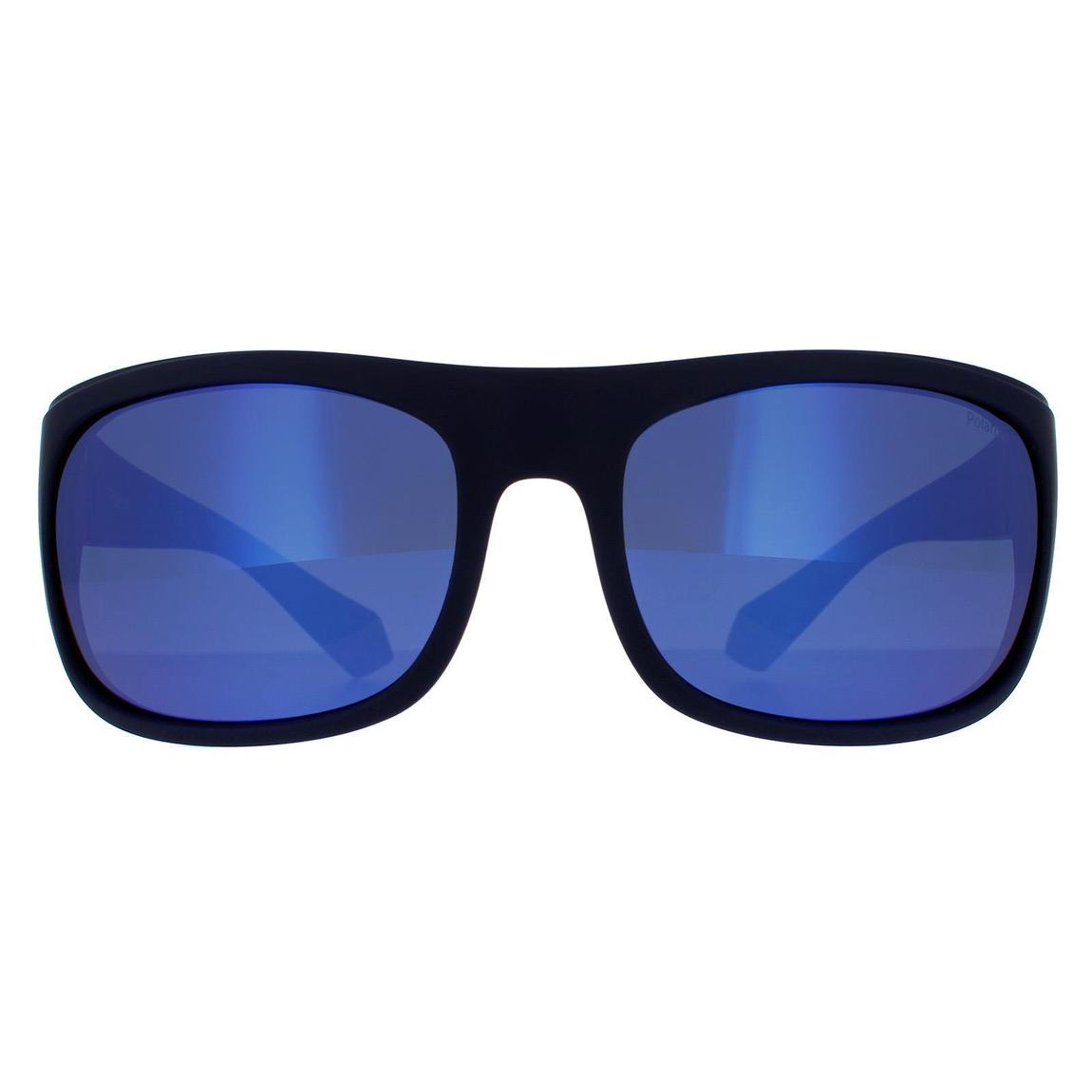 Polaroid Sunglasses PLD 2125/S XW0 5X Blue Grey Blue Mirror Polarized main product photo