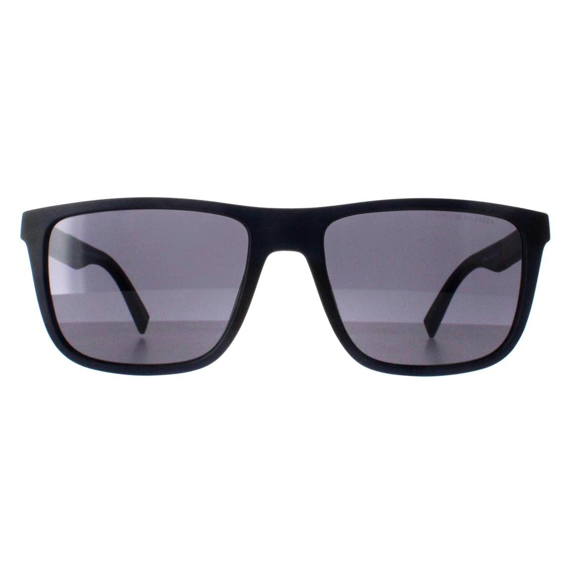 Tommy Hilfiger Sunglasses TH 2043 FLL IR Matte Blue Grey main product photo