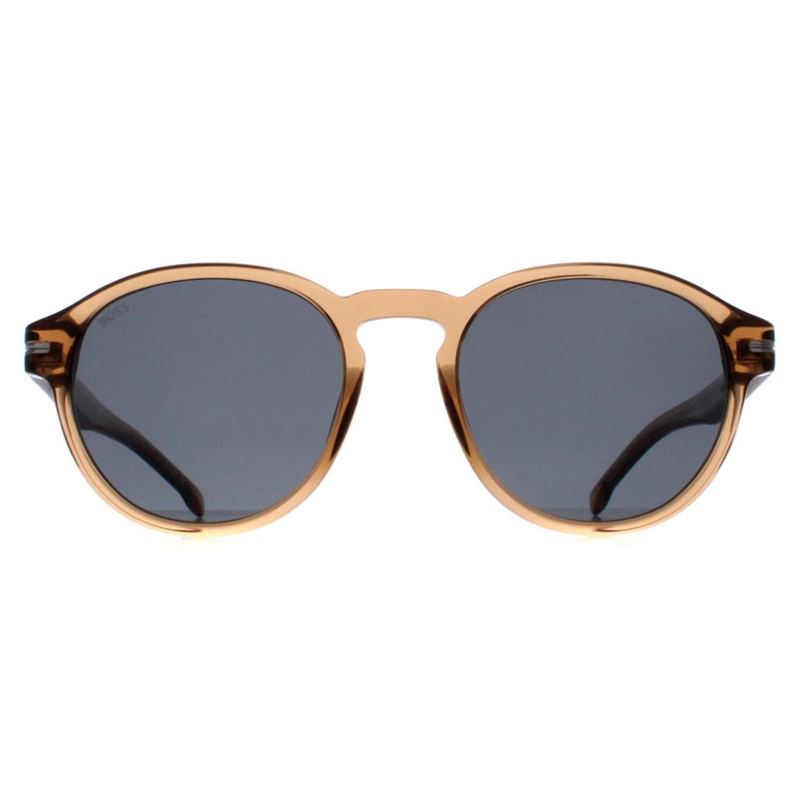 Hugo Boss Sunglasses BOSS 1506/S 10A IR Transparent Brown Grey main product photo