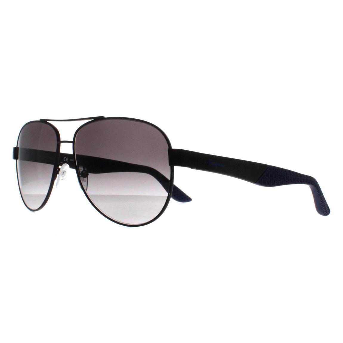 Salvatore Ferragamo Sunglasses SF275S 002 Matte Black Grey Gradient main product photo