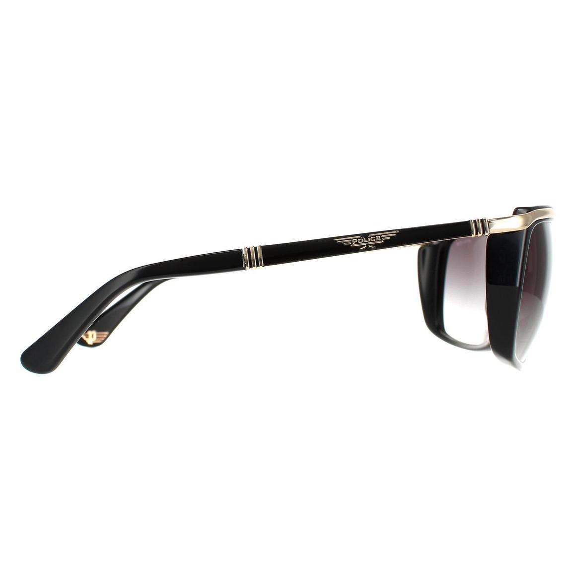Police Sunglasses SPLB45 Origins 39 0301 Black Rose Gold Grey Gradient main product photo