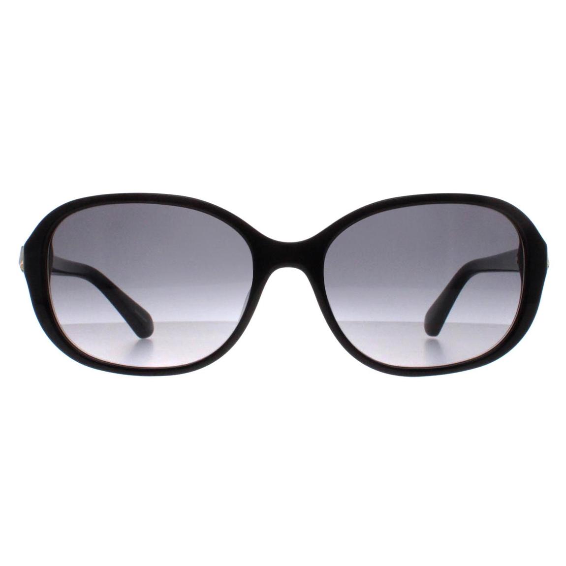 Kate Spade Sunglasses Izabella/G/S 2M2 9O Black Gold Dark Grey Gradient main product photo
