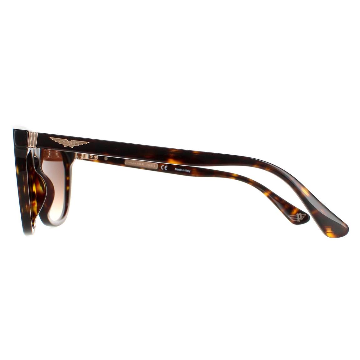 Police Sunglasses SPLB42 Origins 36 0722 Shiny Dark Havana Brown Gradient main product photo