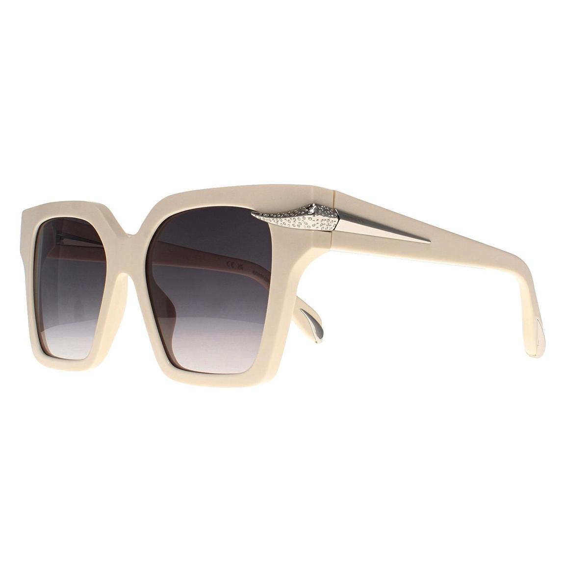 Roberto Cavalli Sunglasses SRC002S 09X7 Shiny Beige Grey Gradient main product photo