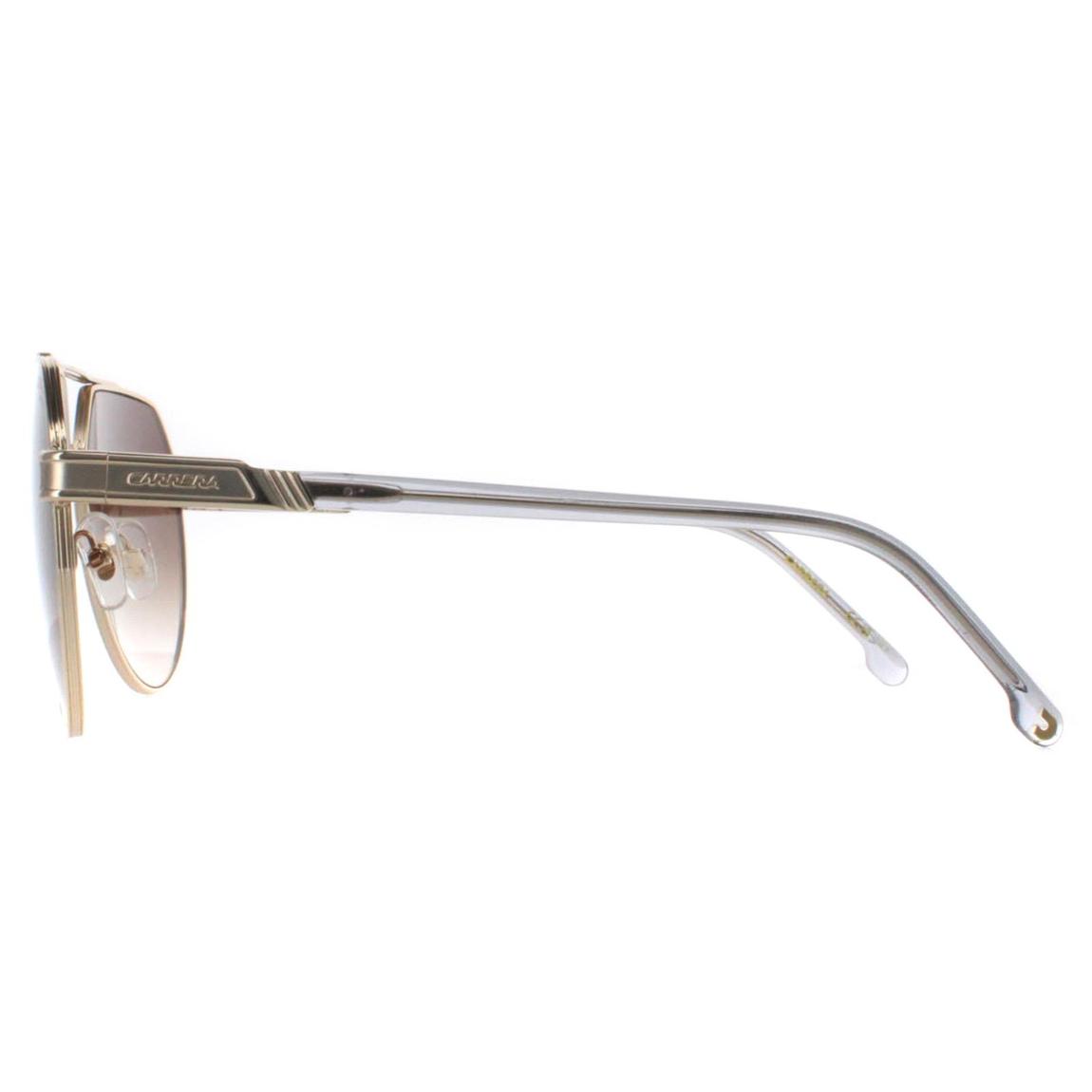 Carrera Sunglasses 1067/S 2F7 HA Gold Grey Brown Gradient main product photo