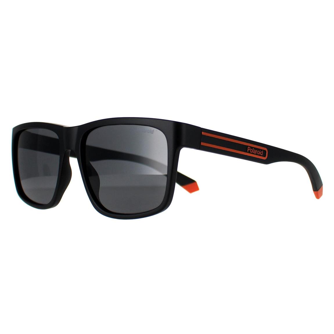 Polaroid Sunglasses PLD 2149/S 8LZ M9 Black Orange Grey Polarized main product photo