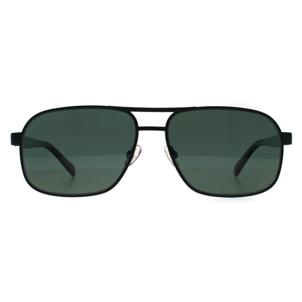 Banana Republic Sunglasses BR 1006/S 003 UC Matte Black Green Polarized main product photo