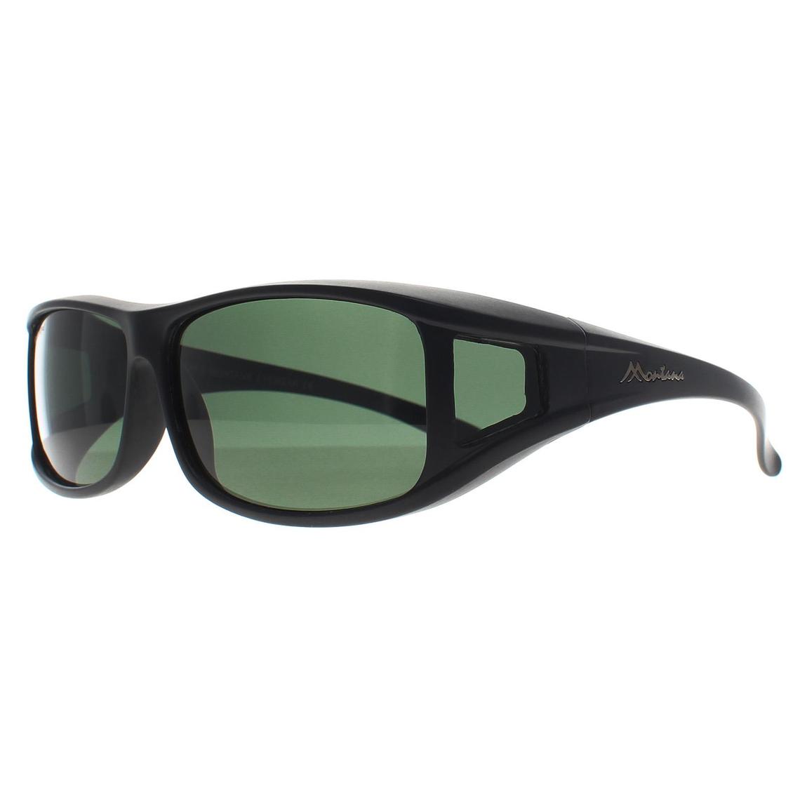 Montana Fit Over Glasses Sunglasses FO5 A Matte Black G15 Polarized main product photo