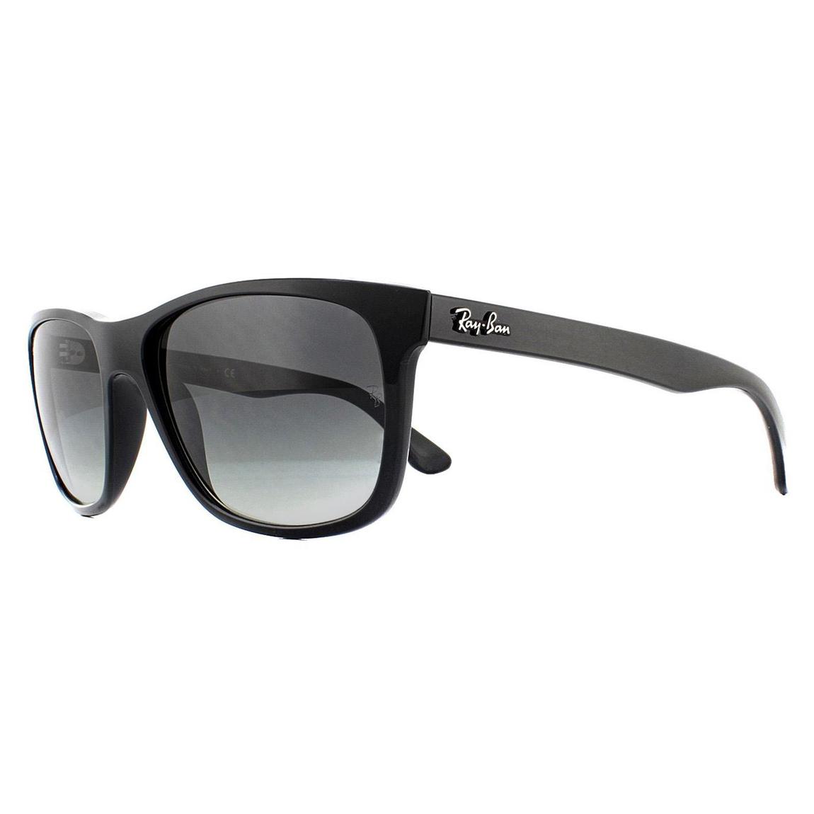 RayBan Sunglasses 4181 601/71 Black Dark Grey Gradient main product photo