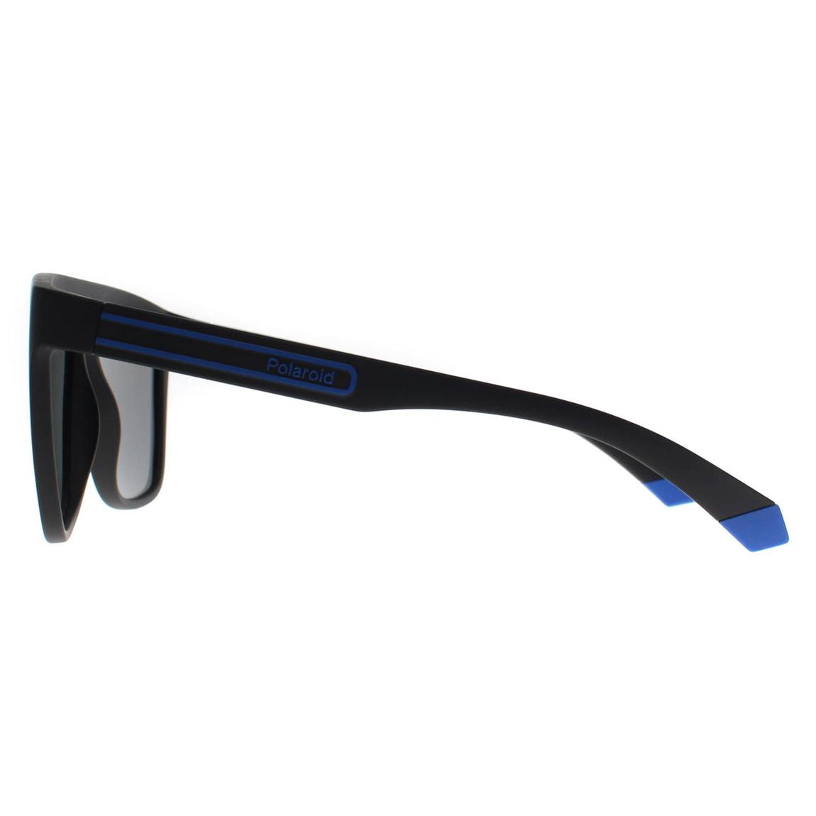 Polaroid Sunglasses PLD 2162/S 0VK 5X Matte Black Blue Blue Polarized main product photo