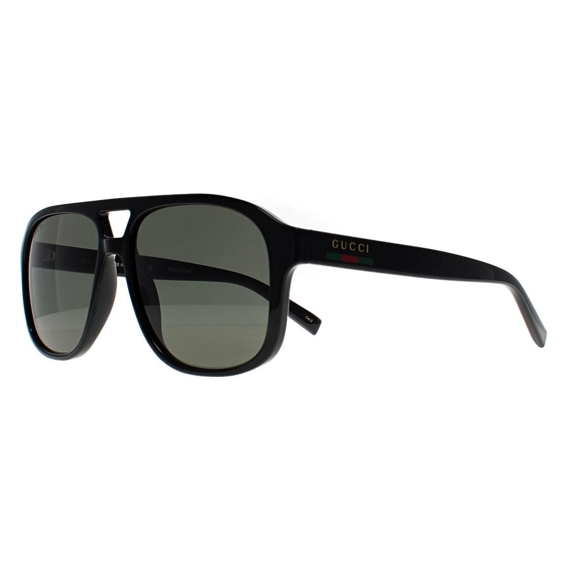 Gucci Sunglasses GG1856S 001 Shiny Black Grey main product photo