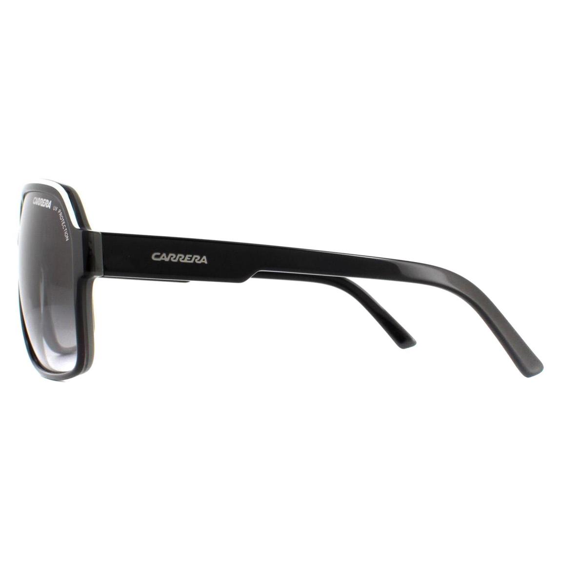 Carrera Sunglasses Carrera 33 8V6 9O Black and White Grey Gradient main product photo