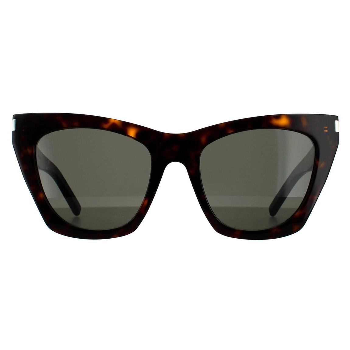 Saint Laurent Sunglasses SL 214 KATE 006 Havana Grey main product photo