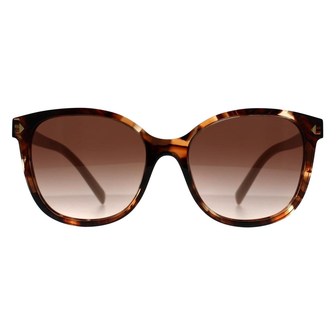 Prada Sunglasses PR22ZS 07R0A6 Caramel Tortoise Brown Gradient main product photo